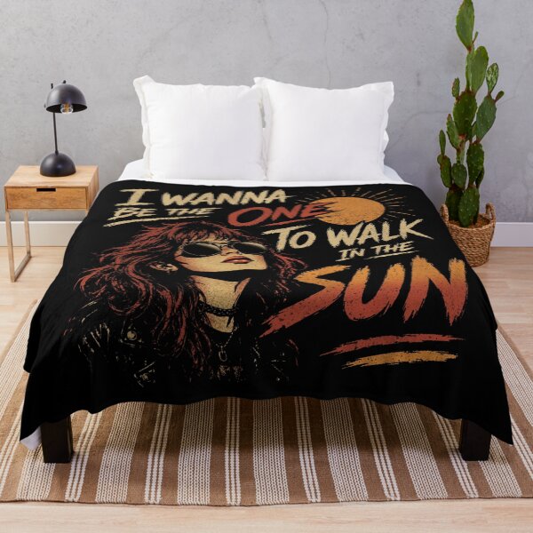 Item preview, I Wanna Be the One to Walk in the Sun – Vintage Rock Typography Illustration designed and sold by JoelmaQ.