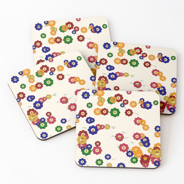 Item preview, African Batik Floral Garden Colorful Flower Pattern  designed and sold by AfricanArtHub.