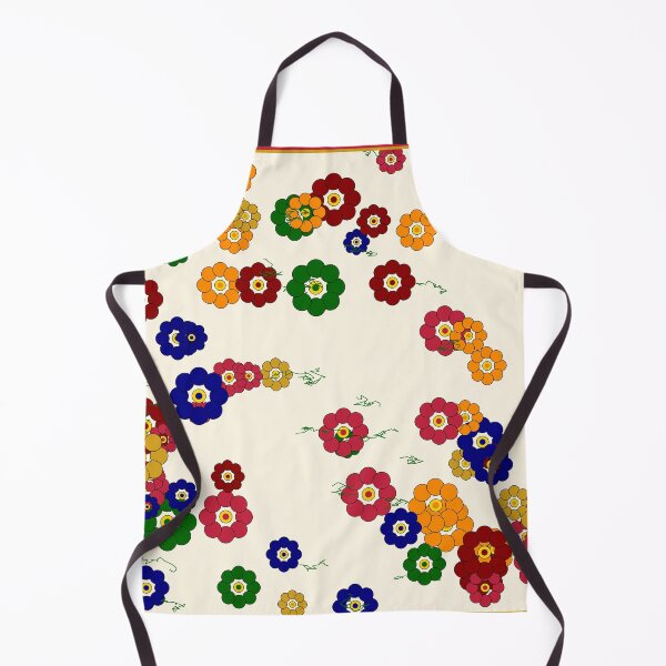 Item preview, African Batik Floral Garden Colorful Flower Pattern designed and sold by AfricanArtHub.
