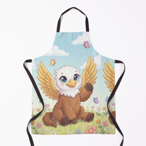 Item preview, Little Meadow Griffin | Whimsical Fantasy Creature Art designed and sold by TreatLLC.
