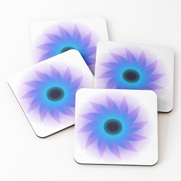 Item preview, 3D Holographic Geometric Flower | Y2K Iridescent Art designed and sold by Rawafi Art Studio.