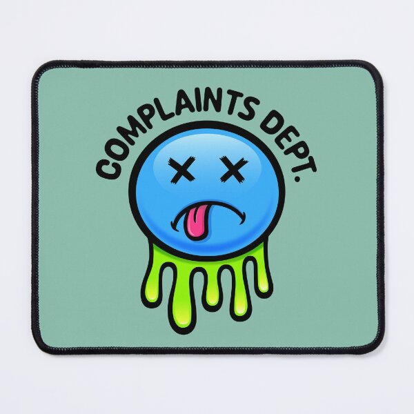 Item preview, Complaints Dept. Sad Face Icon designed and sold by RodSavely.