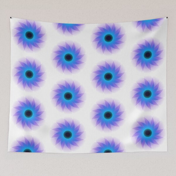 Item preview, 3D Holographic Geometric Flower | Y2K Iridescent Art designed and sold by Rawafi Art Studio.