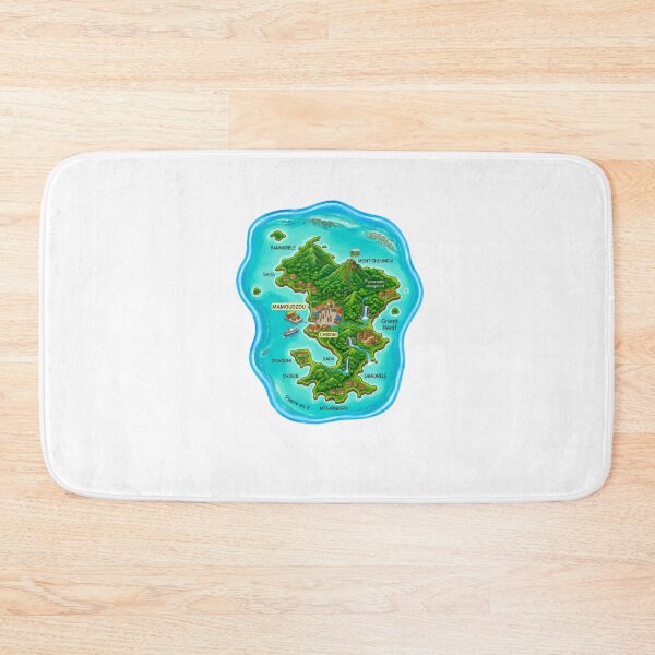 Item preview, Colorful map of the tropical island of Mayotte designed and sold by FoxinhoSoumaila.