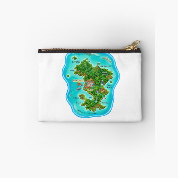 Item preview, Colorful map of the tropical island of Mayotte designed and sold by FoxinhoSoumaila.