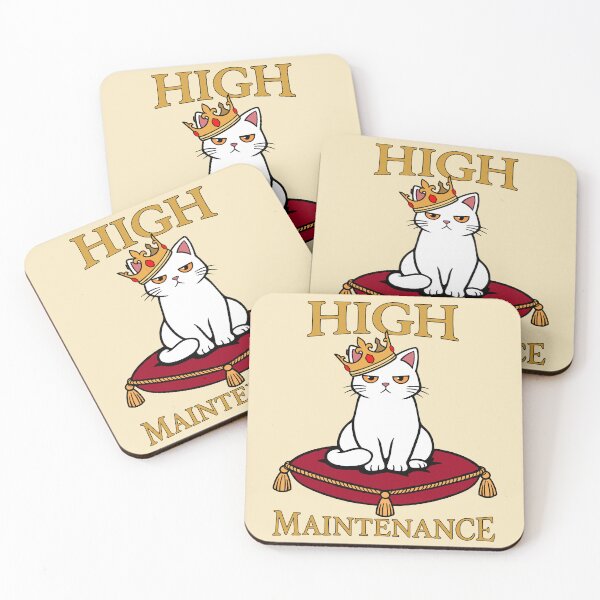 Item preview, High Maintenance - Diva Cat  designed and sold by Regal Rev.