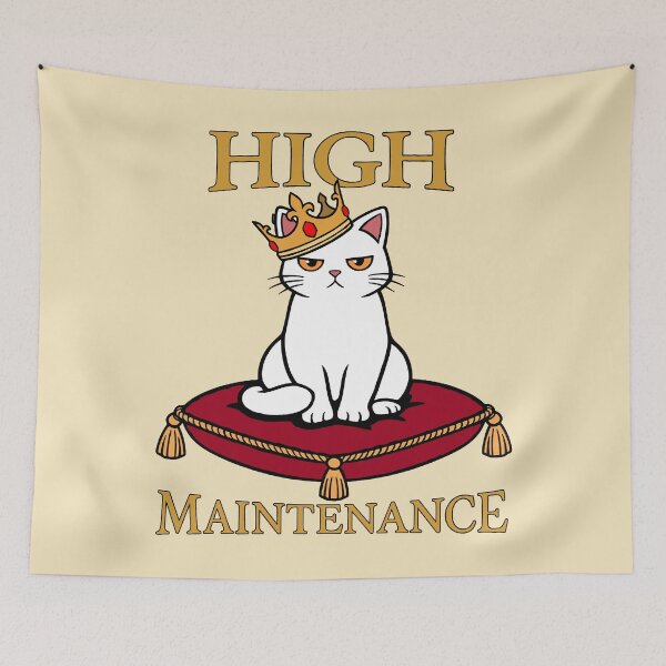 Item preview, High Maintenance - Diva Cat  designed and sold by Regal Rev.