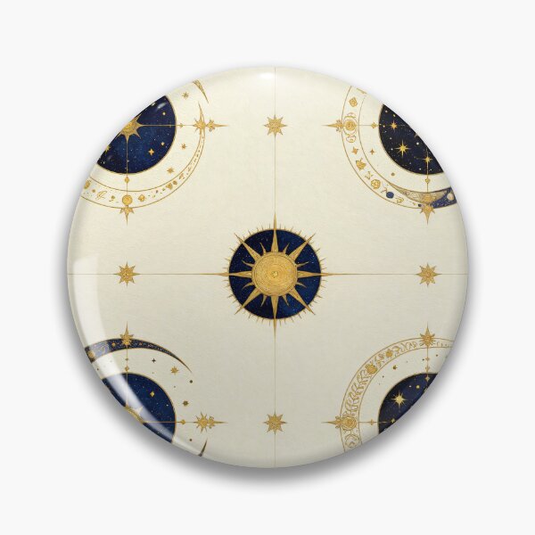 Item preview, Celestial Moon & Stars Pattern designed and sold by Lyrical Soul.