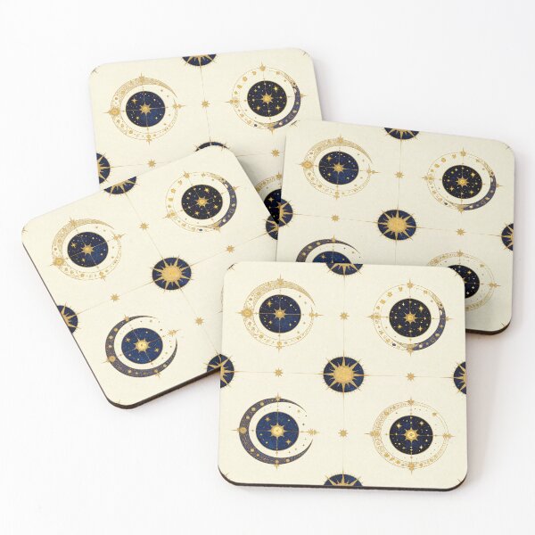 Item preview, Celestial Moon & Stars Pattern designed and sold by Lyrical Soul.