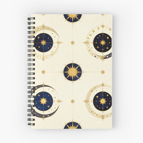 Item preview, Celestial Moon & Stars Pattern designed and sold by Lyrical Soul.