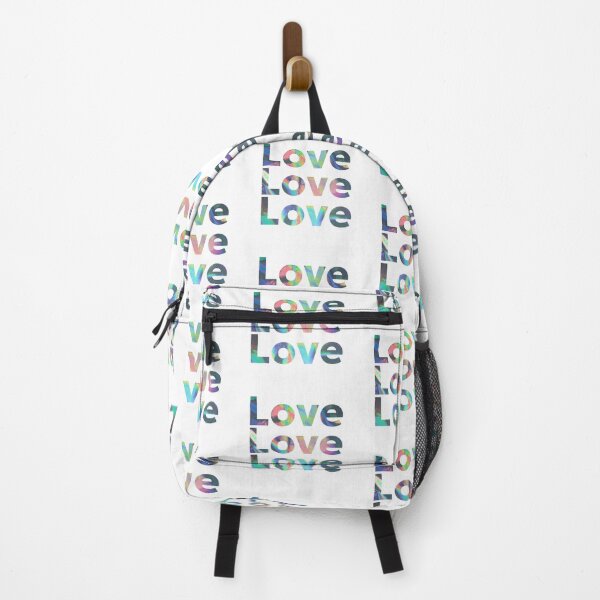 Item preview, Love Love Love Holographic Typography Graphic Slogan designed and sold by Rhodes Shop.