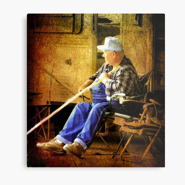 The Whittler Metal Print