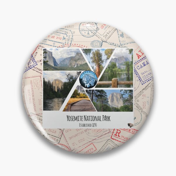 Item preview, Sites of Yosemite National Park image collage designed and sold by SmyrnaBuffalo.