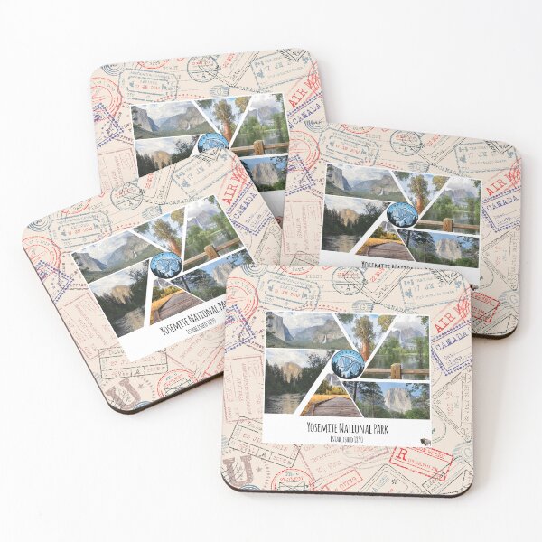Item preview, Sites of Yosemite National Park image collage designed and sold by SmyrnaBuffalo.