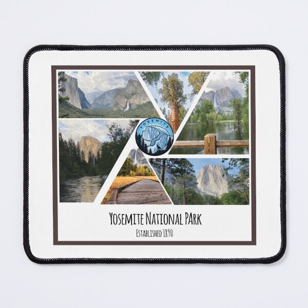 Item preview, Sites of Yosemite National Park image collage designed and sold by SmyrnaBuffalo.