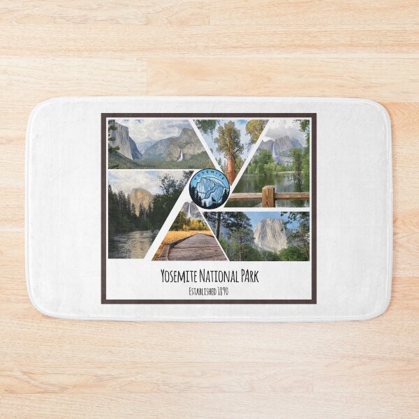 Item preview, Sites of Yosemite National Park image collage designed and sold by SmyrnaBuffalo.