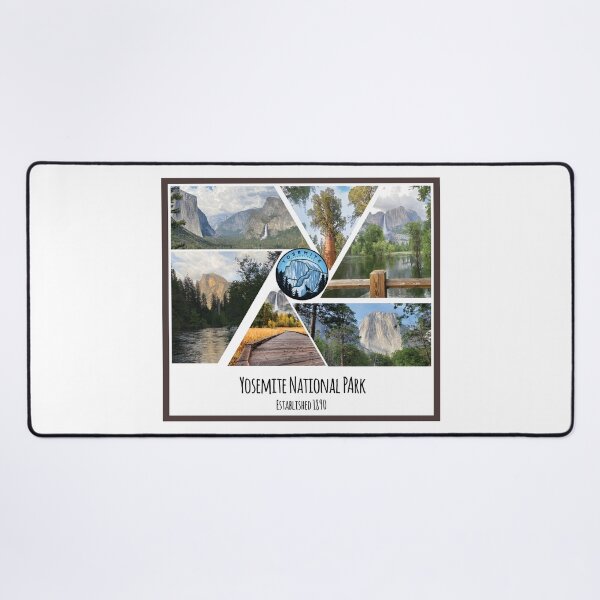 Item preview, Sites of Yosemite National Park image collage designed and sold by SmyrnaBuffalo.