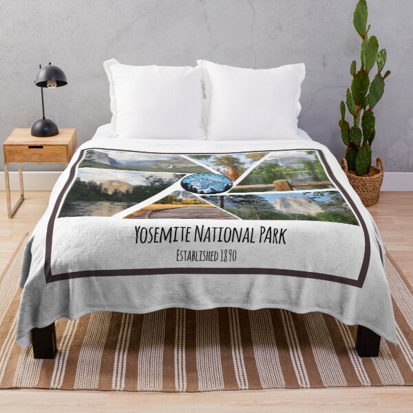 Item preview, Sites of Yosemite National Park image collage designed and sold by SmyrnaBuffalo.