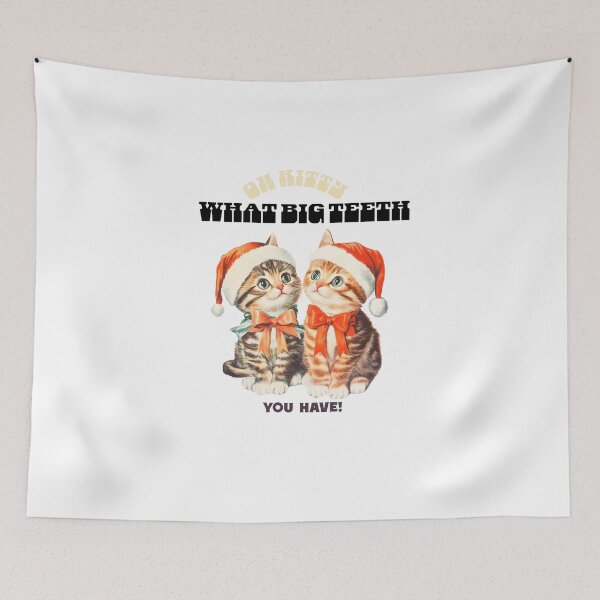 Item preview, OH KITTY WHAT BIG TEETH YOU HAVE! designed and sold by Hevzy.