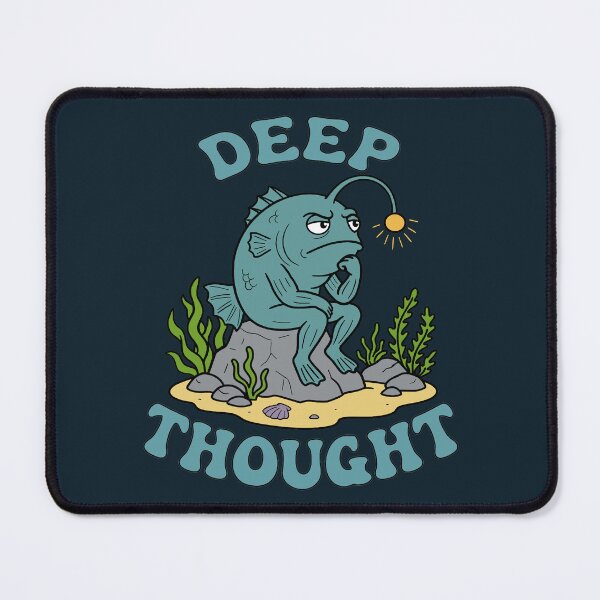 Item preview, Deep Thought - Pensive Anglerfish designed and sold by Regal Rev.
