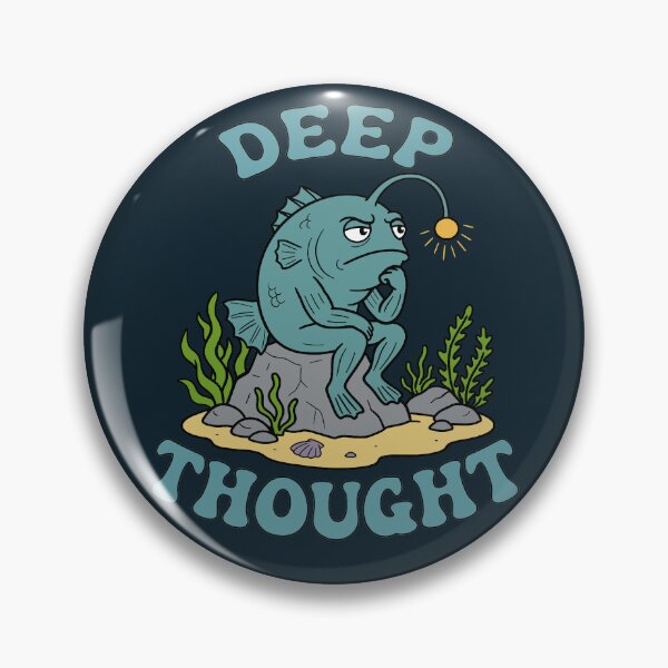 Item preview, Deep Thought - Pensive Anglerfish designed and sold by Regal Rev.
