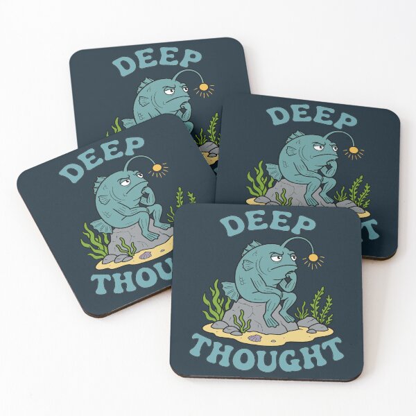 Item preview, Deep Thought - Pensive Anglerfish designed and sold by Regal Rev.