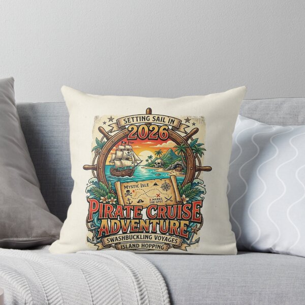 Item preview, Pirate Cruise Adventure 2026 T-Shirt | Tropical Treasure Cruise Graphic Tee designed and sold by DmaarGroup.