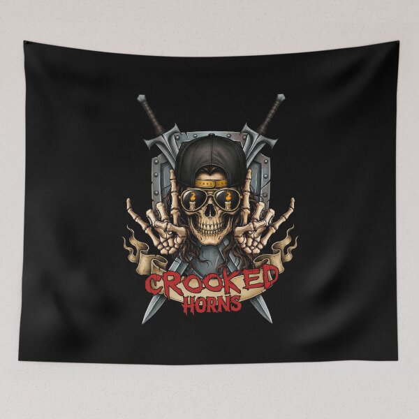 Item preview, The Official 'Crooked Horns' Crest designed and sold by TheCrookedHorns.