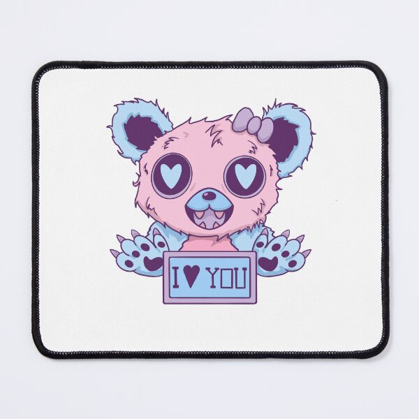 Item preview, I love you pink and blue bear designed and sold by Nikkosden.