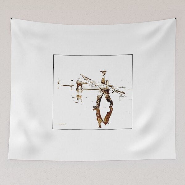 Item preview, Commercial Fisherman Returning from Sea, Holly Beach, New Jersey, 1900 designed and sold by AMacGPhilly.