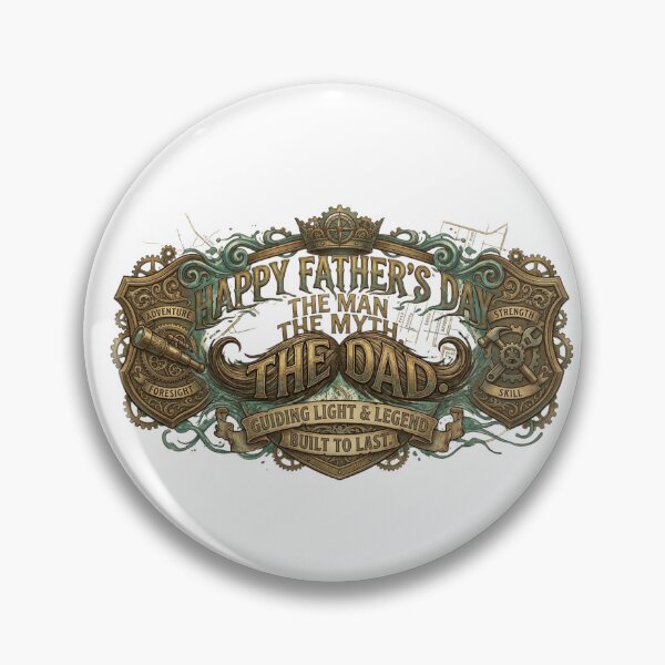 Item preview, Vintage Steampunk Happy Father’s Day Shirt Design PNG | Retro Dad Typography Graphic for T-Shirt Printing designed and sold by Baby Adee Collective.