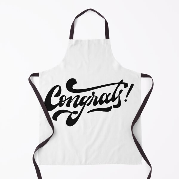 Item preview, Minimalist Congrats Aesthetic Text Design designed and sold by Johnny Holiday.