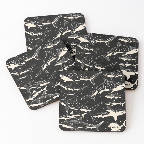 Item preview, Sharks pattern designed and sold by xiao xuans.