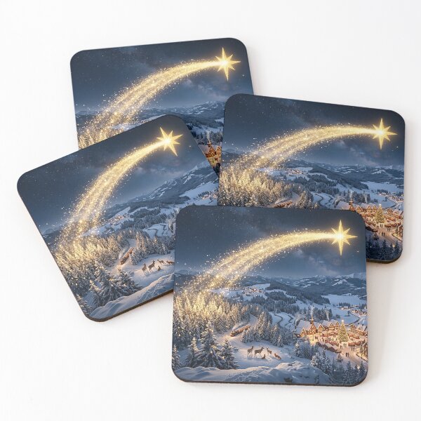 Item preview, The Christmas Star Over Snowy Villages designed and sold by acceleratorhams.