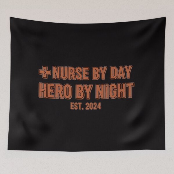 Item preview, Nurse Shirt – Retro Hero Nurse Typography Tee Nursing Gift for Women Men designed and sold by Ditstyle.