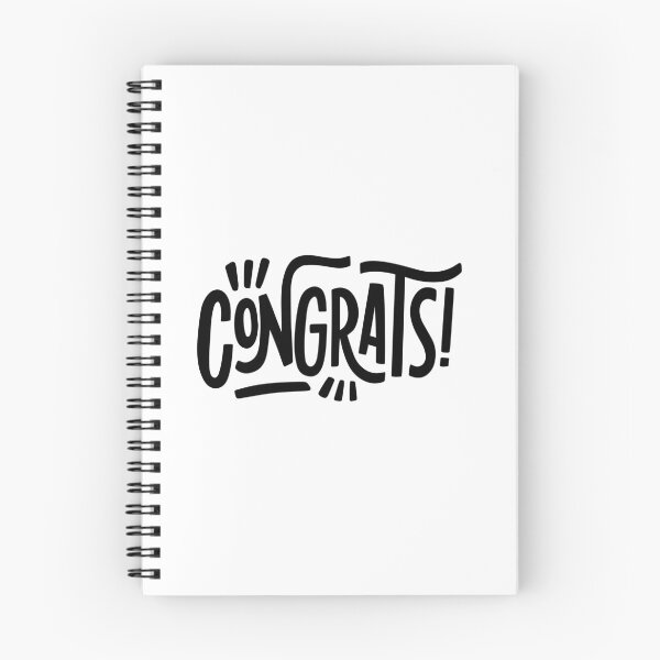 Item preview, Trendy Congrats Minimal Text Design designed and sold by Johnny Holiday.