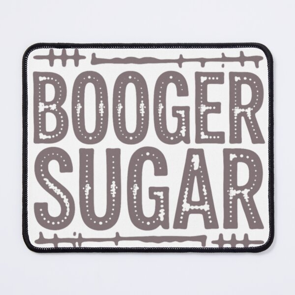 Item preview, Booger Sugar – Funny Retro Distressed Text Design designed and sold by MerchlyMike.