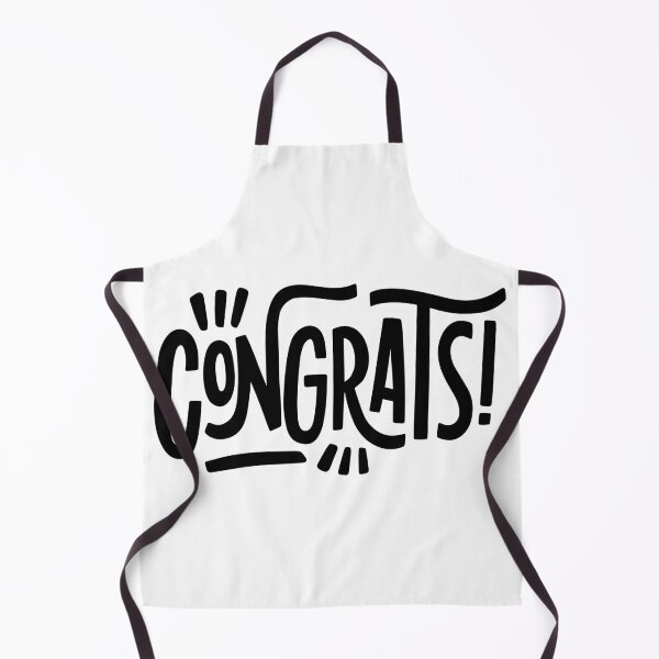 Item preview, Trendy Congrats Minimal Text Design designed and sold by Johnny Holiday.