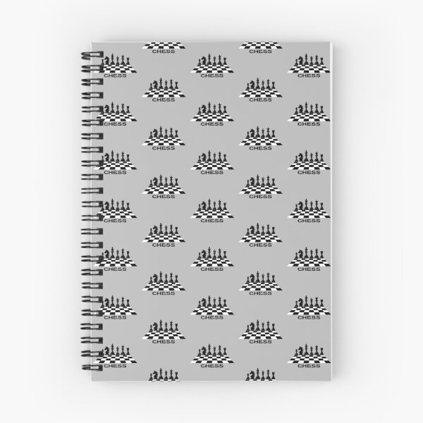 Item preview, Minimalist Perspective Chess Board Grid Pattern and Pieces designed and sold by LoudVictory.