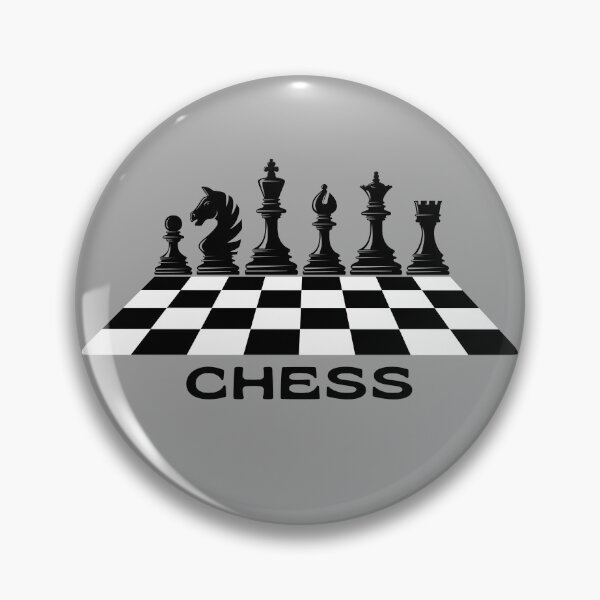 Item preview, Minimalist Perspective Chess Board Grid Pattern and Pieces designed and sold by LoudVictory.