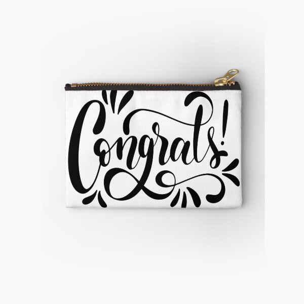Item preview, Congrats Typography Modern Celebration Design designed and sold by Johnny Holiday.