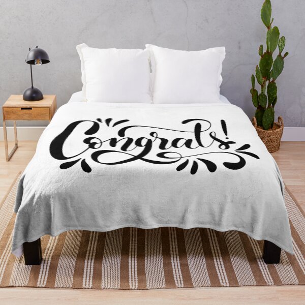 Item preview, Congrats Typography Modern Celebration Design designed and sold by Johnny Holiday.