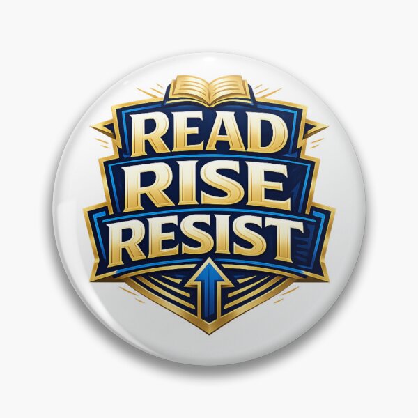 Item preview, Read Rise Resist Social Justice Typography Design designed and sold by ArtsyExplorer.