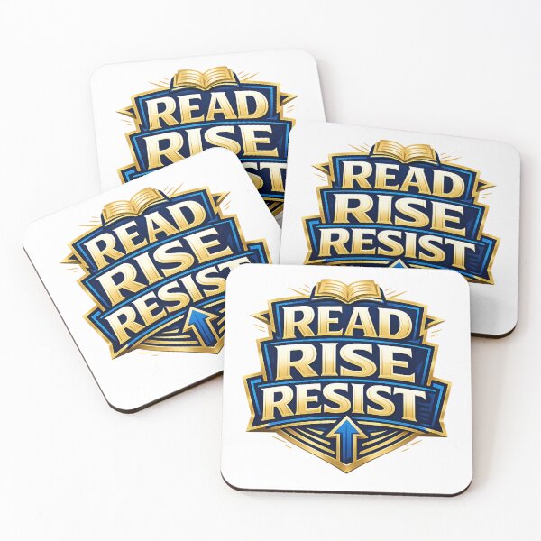 Item preview, Read Rise Resist Social Justice Typography Design designed and sold by ArtsyExplorer.