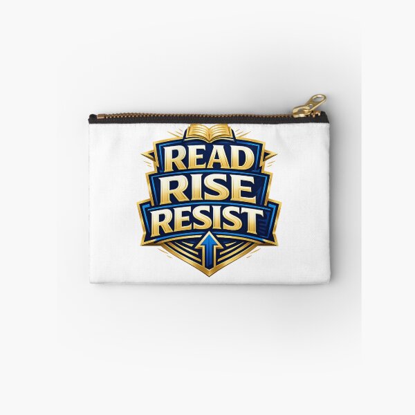 Item preview, Read Rise Resist Social Justice Typography Design designed and sold by ArtsyExplorer.