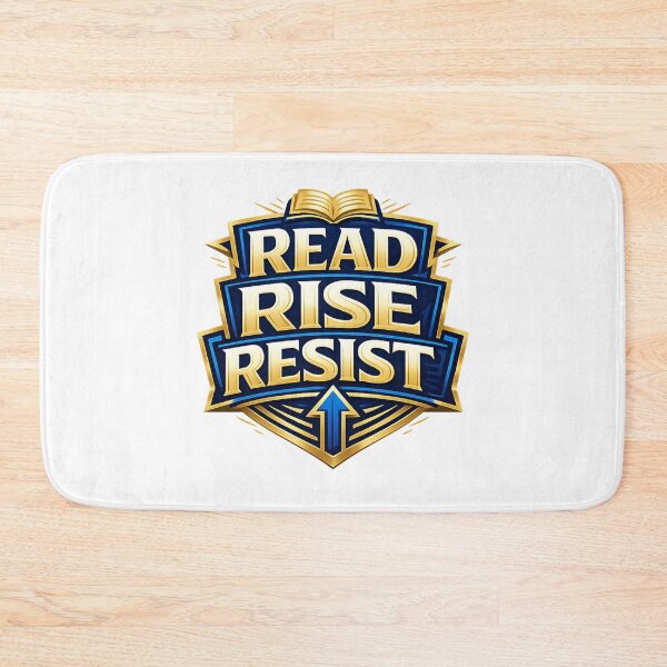 Item preview, Read Rise Resist Social Justice Typography Design designed and sold by ArtsyExplorer.