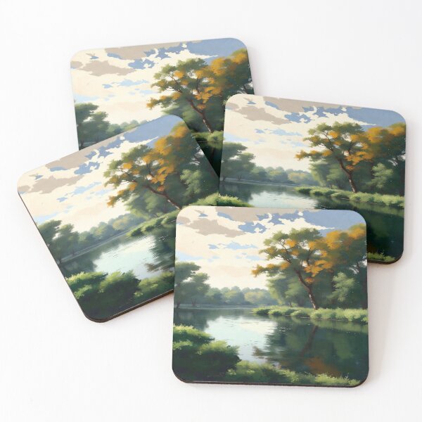 Item preview, Great Wave of Trees designed and sold by Makitiadesigns.