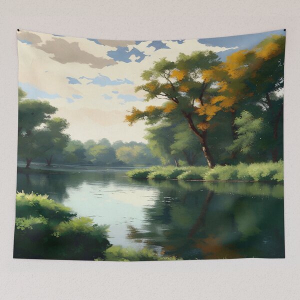 Item preview, Great Wave of Trees designed and sold by Makitiadesigns.