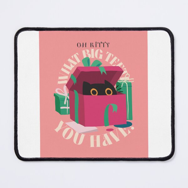 Item preview, OH KITTY WHAT BIG TEETH YOU HAVE! designed and sold by Hevzy.