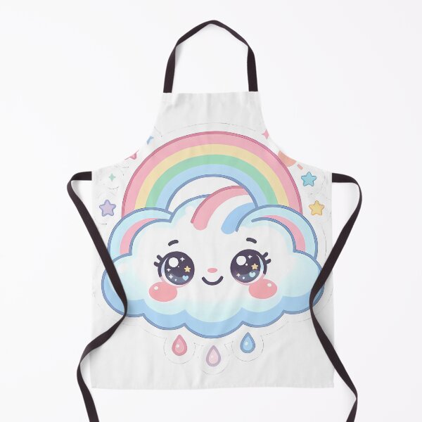 Item preview, Cute Kawaii Rainbow Cloud Pastel Chibi Sticker Art designed and sold by LYZ7VANI.